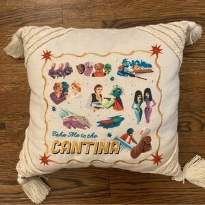 2023 Disney Parks Star Wars Granito Greedo Han Solo Cantina Throw Pillow Rare